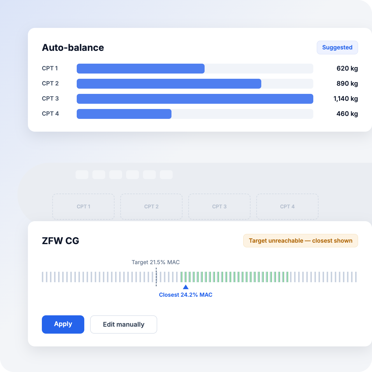 Auto-balance that
shows its work